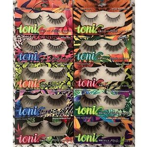 IONI 3D Faux Mink Lashes (2022 Electric Jungle Collection) (10 Set Bundle)